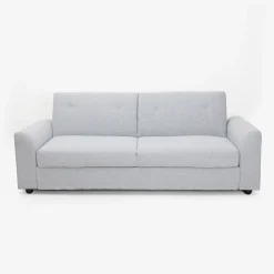 Sofá cama de 3 plazas gris Barita 216x85x85cm