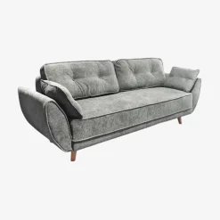 Sofá cama de 3 plazas gris Fules 212x85x85cm