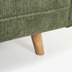 Sofá cama de 3 plazas verde Fules 212x85x85cm