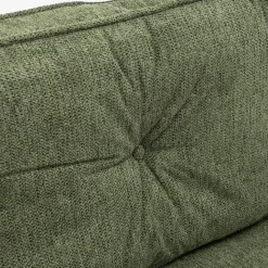 Sofá cama de 3 plazas verde Fules 212x85x85cm