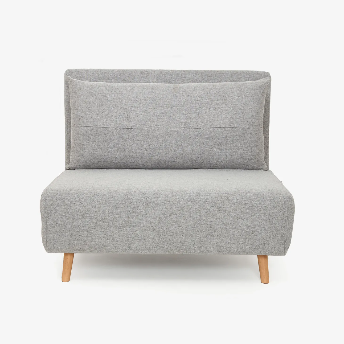 Sofá cama individual gris claro Theo 102x91x82cm