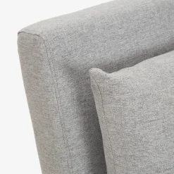 Sofá cama individual gris claro Theo 102x91x82cm