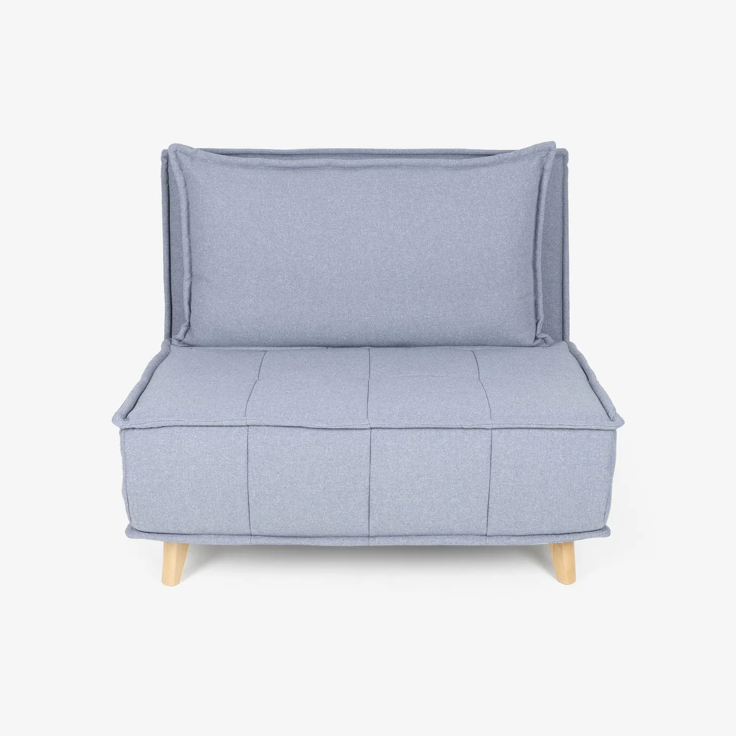 Sofá cama individual gris claro Gael 104x92x84cm