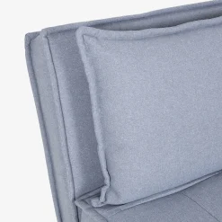 Sofá cama individual gris claro Gael 104x92x84cm