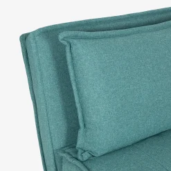 Sofá cama individual verde Luca 104x92x84cm