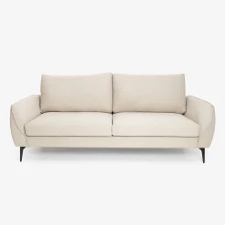 Sofá de 3 plazas beige Balt 207x90cm Clau&Chloe