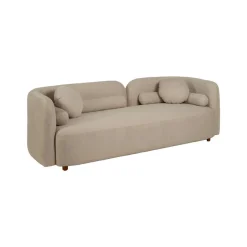 Sofá de 3 plazas de poliéster Aria 223x88x72cm