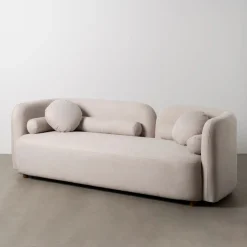 Sofá de 3 plazas de poliéster Aria 223x88x72cm