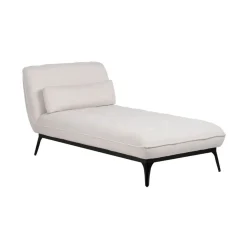 Sofá modular chaise longue crema 168x90x82cm