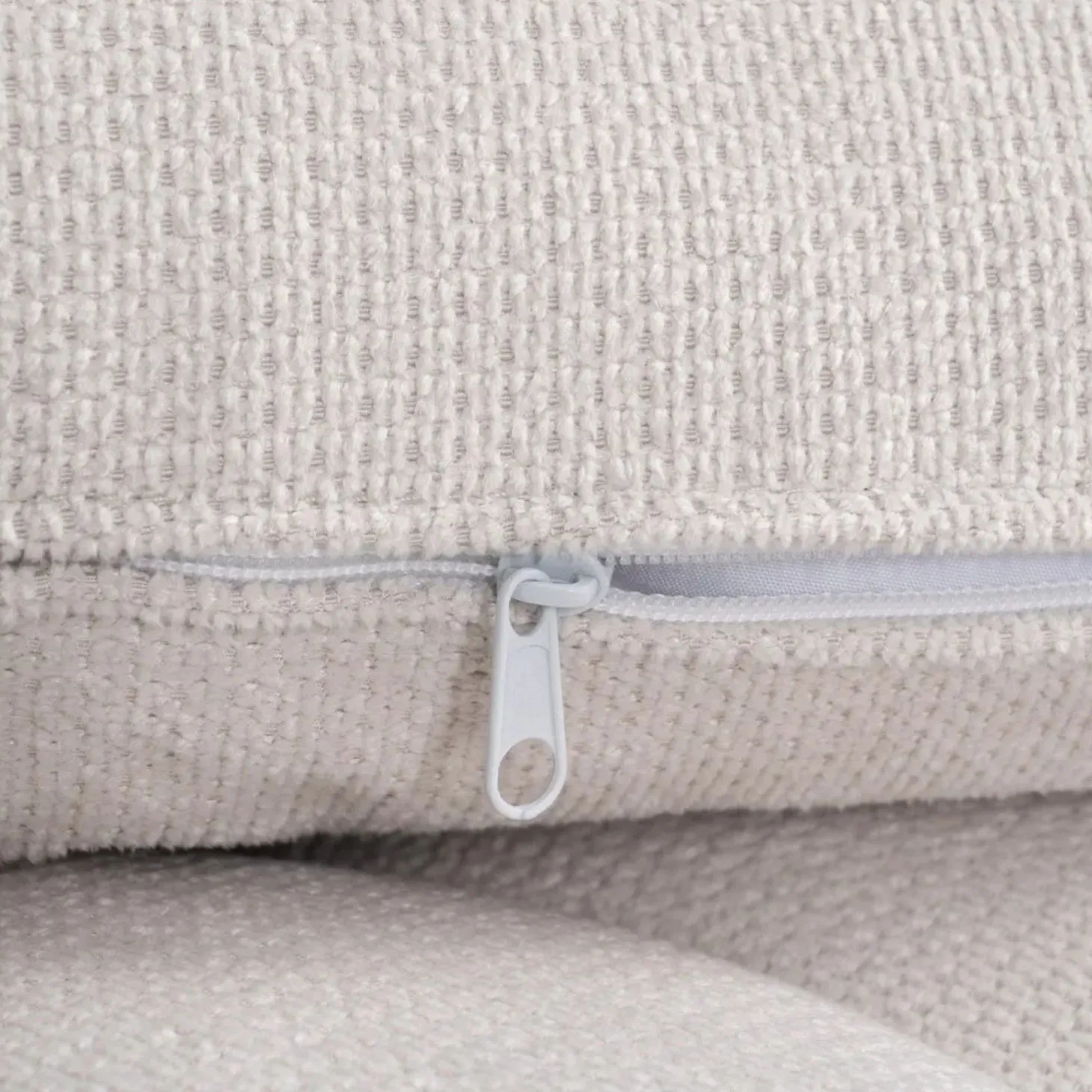 Sofá modular chaise longue crema 168x90x82cm