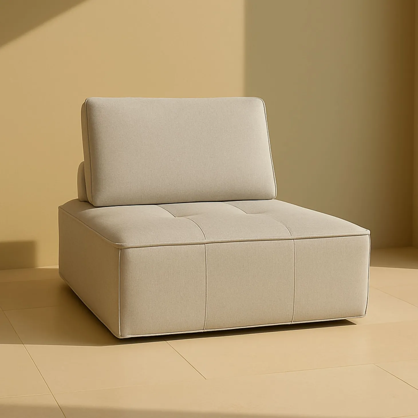 Sofá modular/butaca de algodón Hugo 100x110x82cm