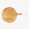 Tabla de cortar de madera mango Ø50cm