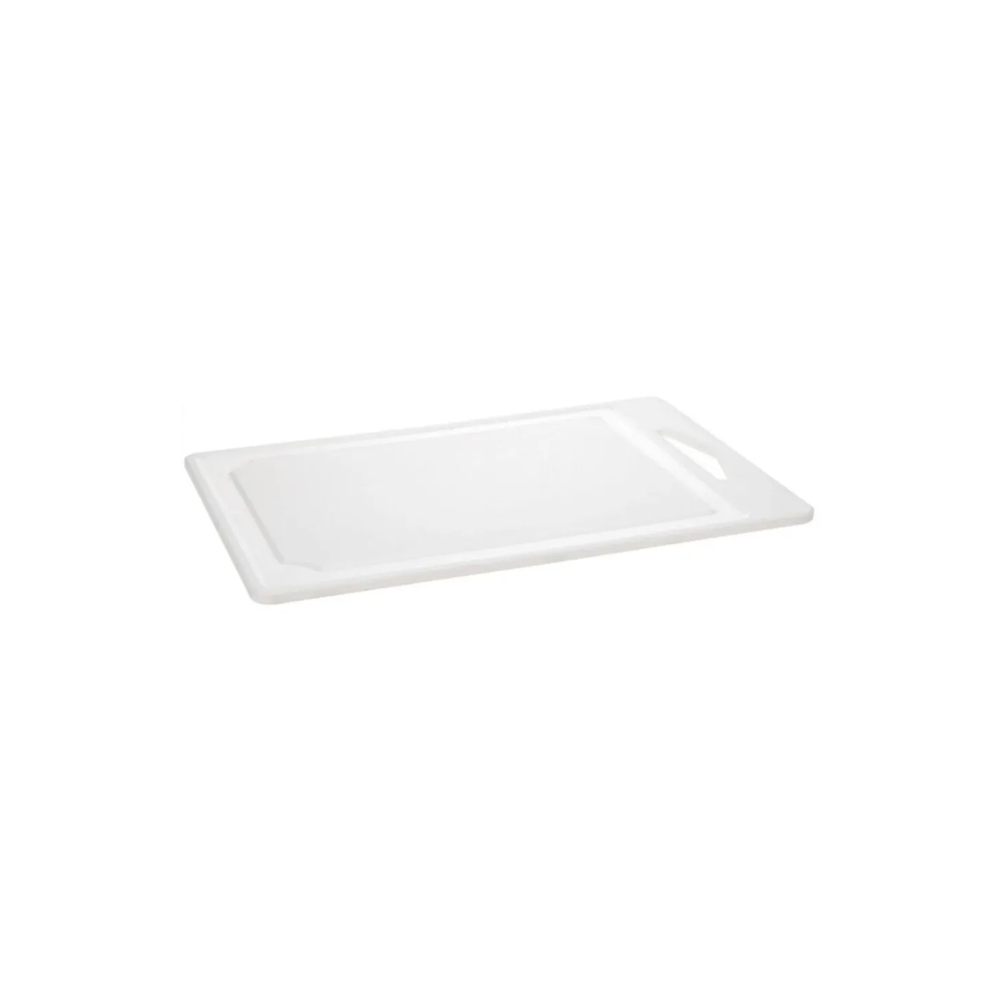 Tabla de cortar de plástico blanca 39x27cm