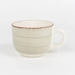 Taza jumbo beige de gres Vita 47cl