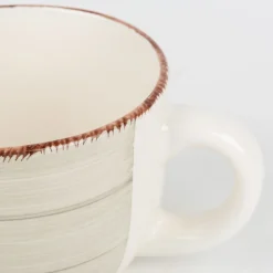 Taza jumbo beige de gres Vita 47cl