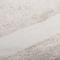Toalla de ducha XL de algodón beige Vic 100x150cm - 500 gr/m²