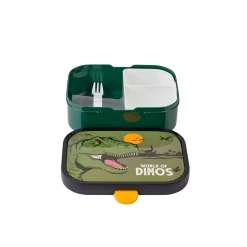Táper de plástico infantil Dino 18x13x6cm - 0,75L