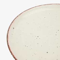 Vajilla de 12 piezas de cerámica beige Iria
