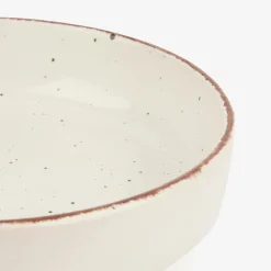 Vajilla de 12 piezas de cerámica beige Iria