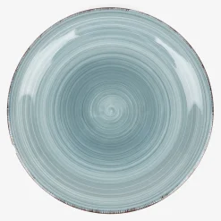 Vajilla de 18 piezas de gres azul claro Vita