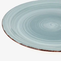 Vajilla de 18 piezas de gres azul claro Vita