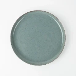 Vajilla de 12 piezas de porcelana azul Olite