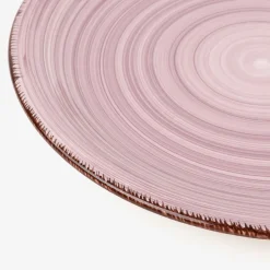 Vajilla de 18 piezas rosa Vita