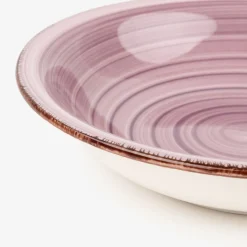 Vajilla de 18 piezas rosa Vita
