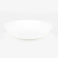 Vajilla de porcelana de 18 piezas blanca de arcopal Yelen