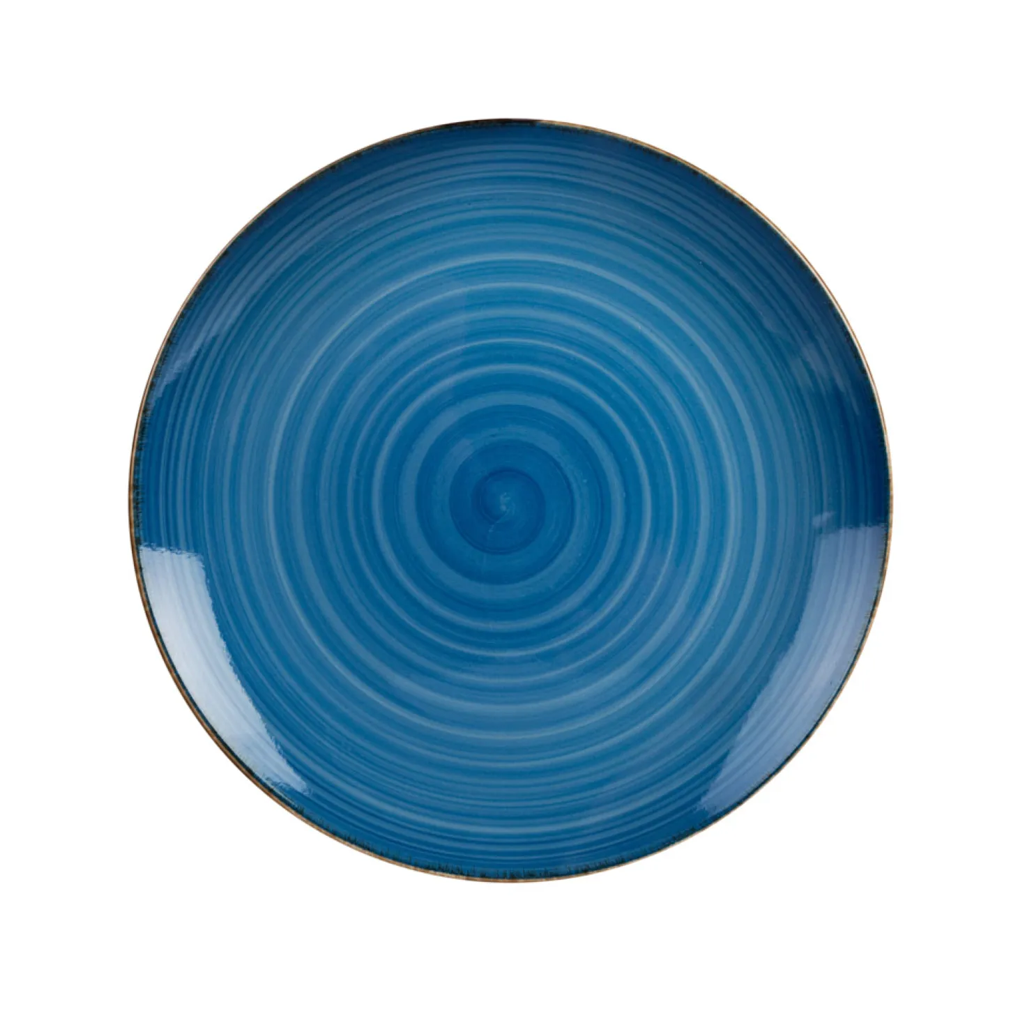 Vajilla de porcelana de 18 piezas de gres azul Vita