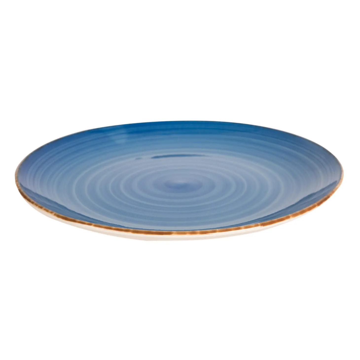 Vajilla de porcelana de 18 piezas de gres azul Vita