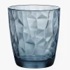 Vaso azul de 39cl Blue Diamond Bormioli
