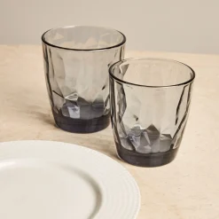 Vaso de agua de cristal Ocean Blue Diamond 30cl - Bormioli