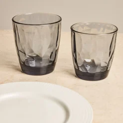 Vaso de agua de cristal Ocean Blue Diamond 30cl - Bormioli