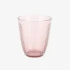 Vaso de cristal rosa Pampille 31cl