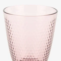 Vaso de cristal rosa Pampille 31cl