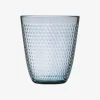 Vaso de vidrio azul Pampille 31cl