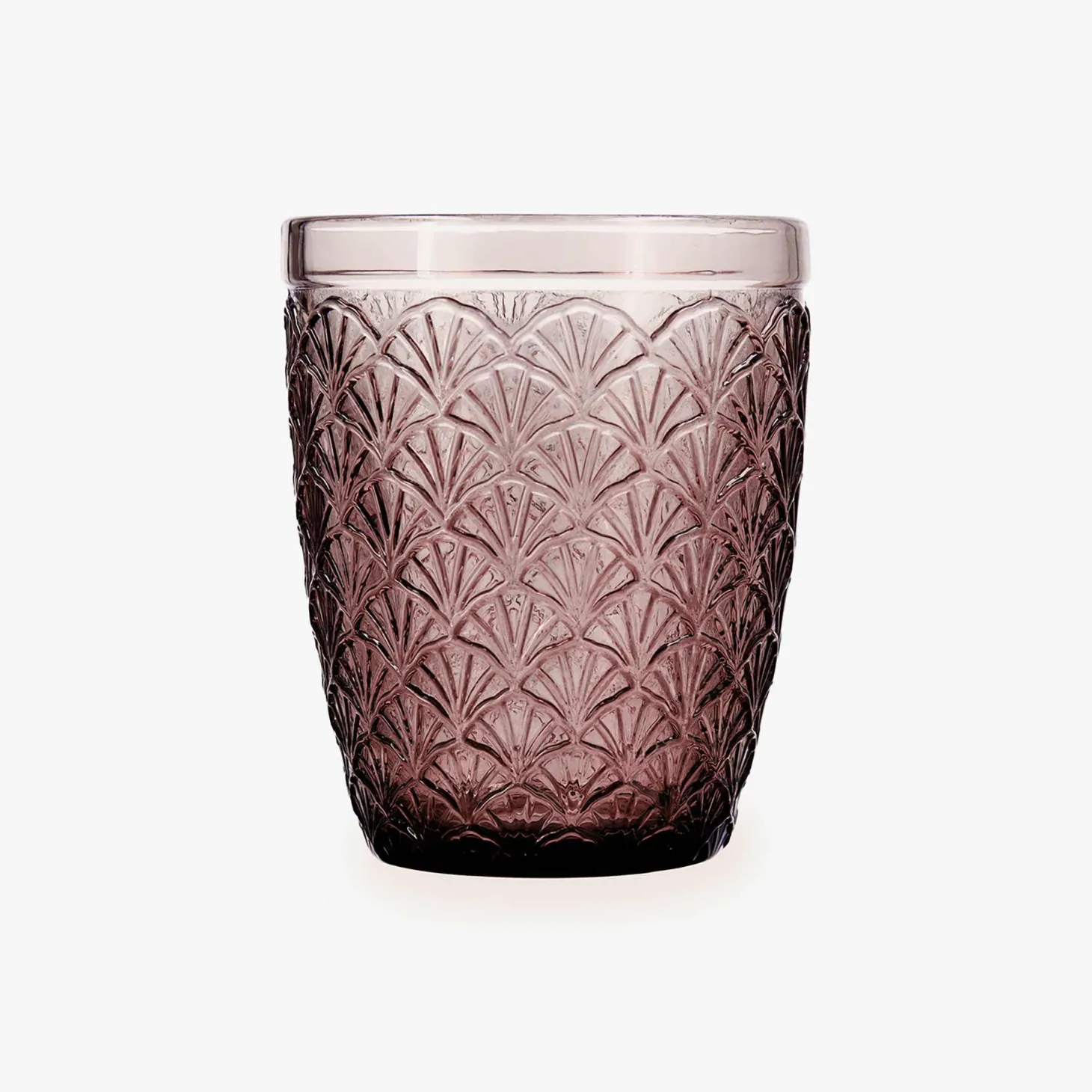 Vaso de vidrio rosa Marua 29cl