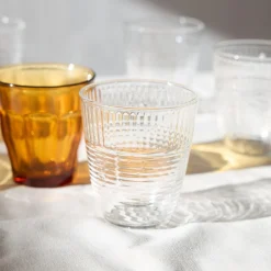 Vaso de vidrio transparente Zama 31cl Ø9x10cm