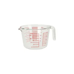 Vaso medidor de cristal 1L