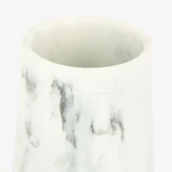 Vaso portacepillos efecto mármol Fem Ø7,8cm
