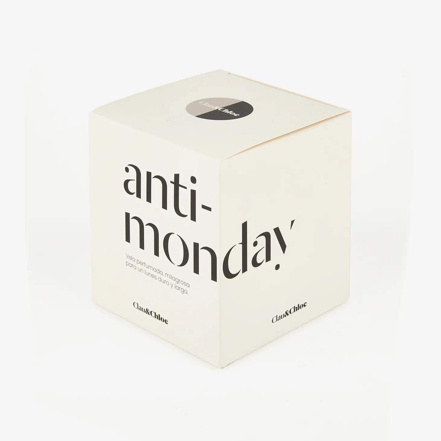 Vela aromática Anti-Monday 200g Ø9x10cm Clau&Chloe