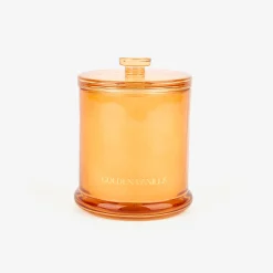 Vela aromática en vaso de cristal Golden vanilla Durcal Ø10x13cm