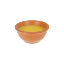Vela de citronela con cuenco de cerámica Duna Ø11x5cm