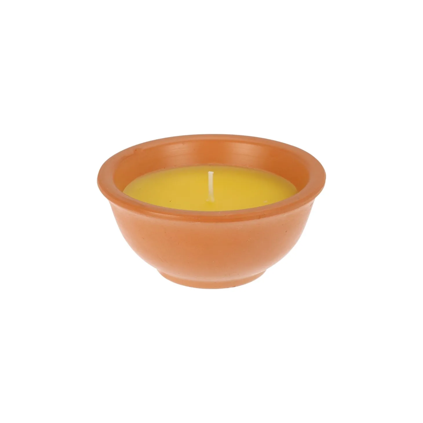 Vela de citronela con cuenco de cerámica Duna Ø11x5cm