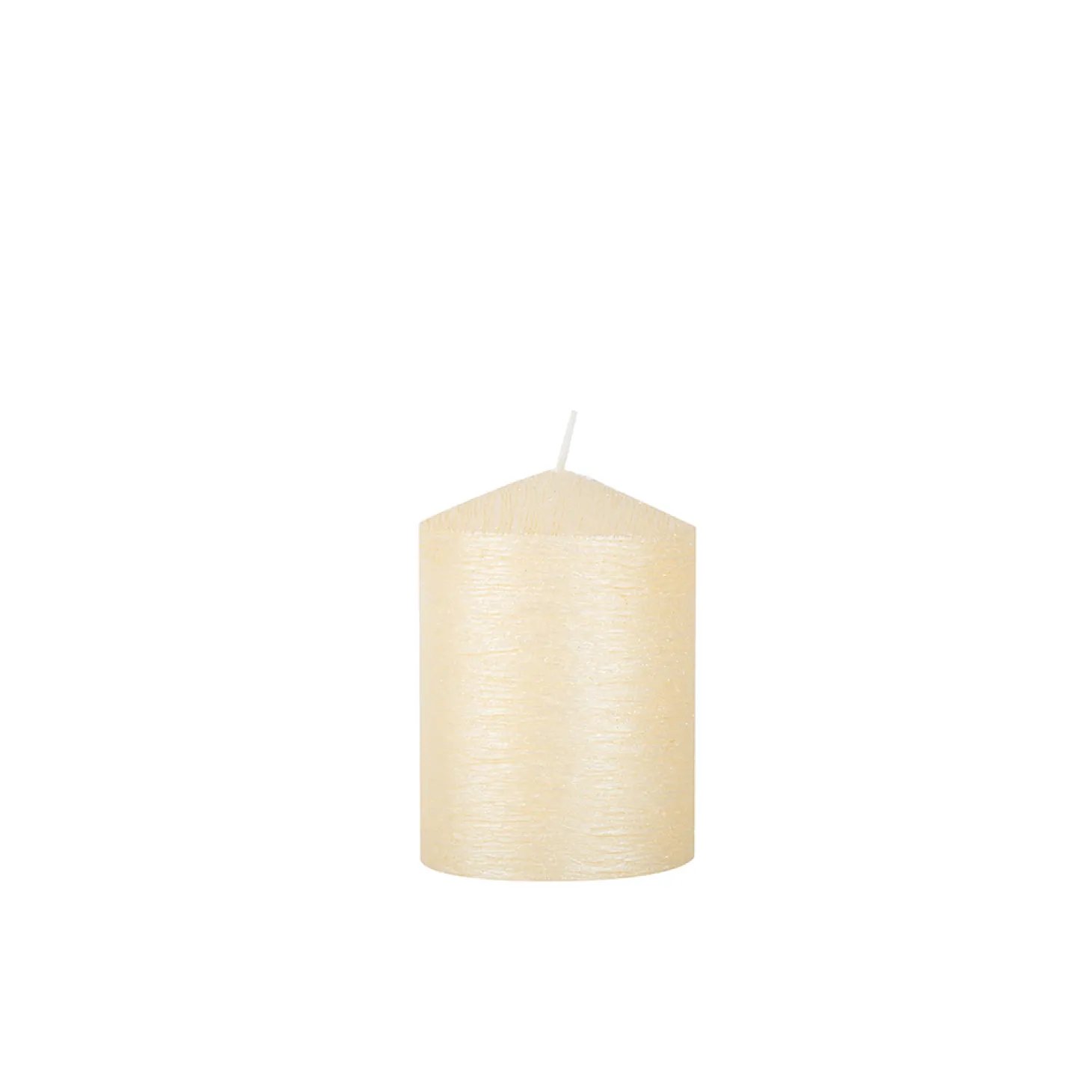 Vela decorativa crema Pilar 10cm
