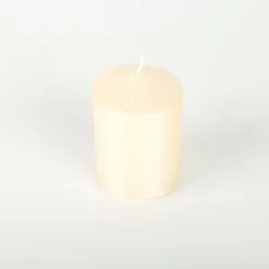 Vela decorativa crema Pilar 10cm