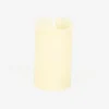 Vela LED crema 7x12,5cm