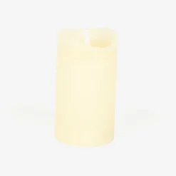 Vela LED crema 7x12,5cm