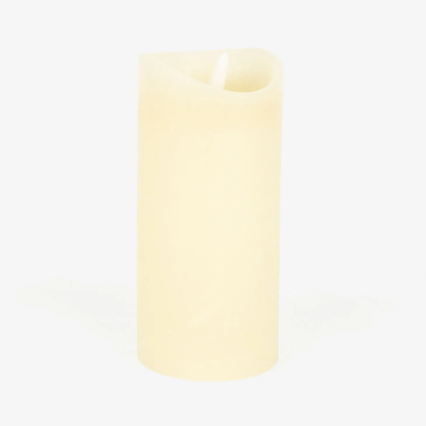 Vela LED crema 7x15cm
